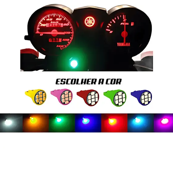 Par Led Painel Cg Titan Fan Factor 125 150 160 2 Unidades