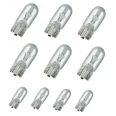 Kit 10 Lampada Farol Pingo T10 12v Pingão Meia Luz Farolete W5w Esmagada Carro Moto Original