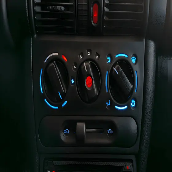 Kit Com 4 Lampadas Led para painel ar condicionado Corsa Wind Classic
