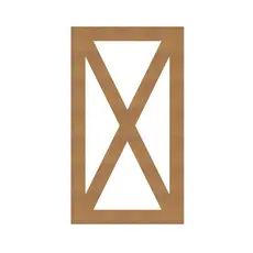 Recorte Porta Celeiro 40x70cm MDF 3mm