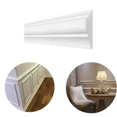 Rodameio Boiserie Moldura 3cm Poliestireno Barras de 1 Metro