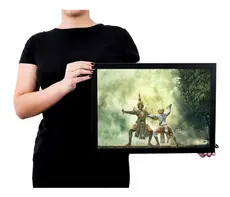 Quadro / Poster Com Moldura Índia Hinduísmo Mistico P6878