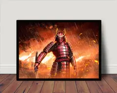 Quadro Decorativo / Poster C Moldura Samurai P5617