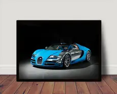 Quadro Decorativo / Poster Com Moldura Carro Corrida P4207