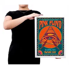 Quadro poster pink floyd rock psicodélico brc8156