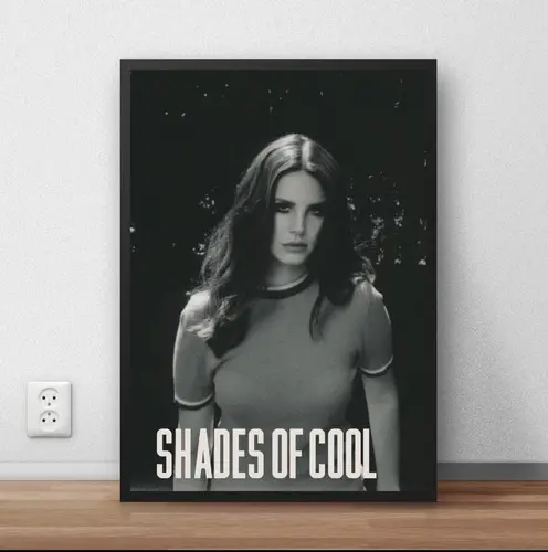 Quadro Decorativo / Poster C Moldura Lana Del Rey Pop P4151