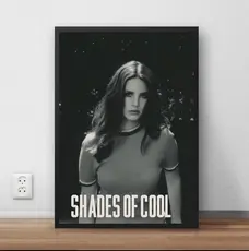 Quadro Decorativo / Poster C Moldura Lana Del Rey Pop P4151