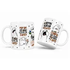 Caneca Engraçada Flork Cê Não Gosta de Café?