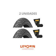 Par Pneu Bike Praieiro Levorin Aro 26x1.95 + 2 Camara Pirelli
