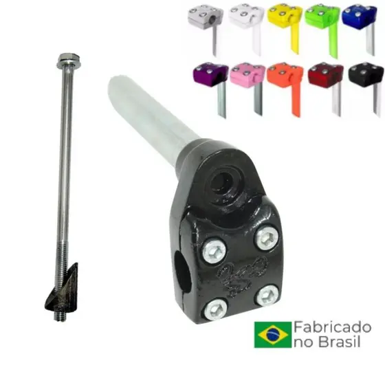 Mesa Avanço Suporte Guidao Bicicleta + Parafuso Caneta Expander - Cores