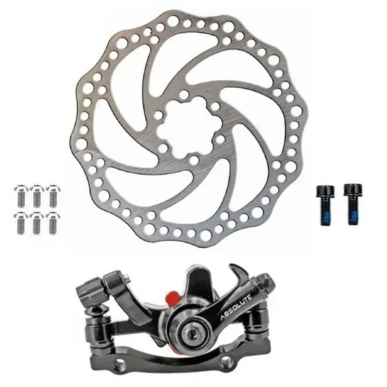 Pinça Freio A Disco Mecânico Bike Disco 160mm Dianteira ou Traseira Entrega Rapida