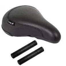Selim GTS-K Tipo Ddk 243 Bmx Dirt Jump Freestyle Freeride Bike Banco Grau Colorido E  manopla gios colorida bmx bike