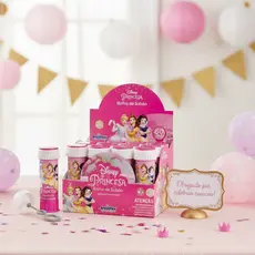 Bolha de Sabão Princesas Disney Caixa 12 Unid 60ml