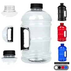 Garrafa de Água 1.8L/1L com Alça Para Academia Treino Trabalho Envio Imediato