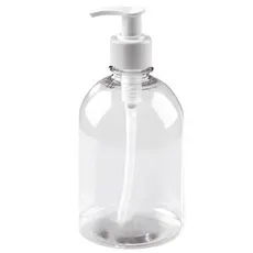 Frasco Para Álcool Pet 500 ml C/ Válvula Pump Saboneteira, Creme, etc..