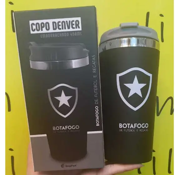 COPO TERMICO EMBORRACHADO - BOTAFOGO OFICIAL