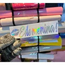 Adesivos É de menina escolha o tamanho