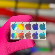 5 Adesivos maçã Apple Traseira iPhone Não desbota!