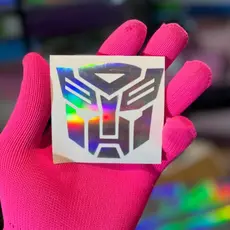 Adesivo Transformers Autobots ou Deceptcons 7x7cm
