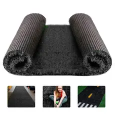 Grama Sintetica Softgrass Colors - Preto 12mm - 2x1.5m - 3m2 - Decortech