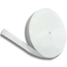 Fita Acetinada Branca 15mm x 100m para Sublimação | Ideal para Cordão de Crachá