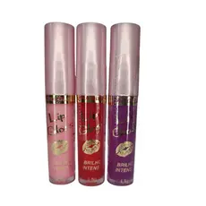 Lip Gloss Brilho Intenso Kyrav kit 3 unidades -Bella