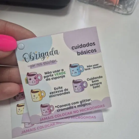 100CARTÃO CUIDADOS CANECA