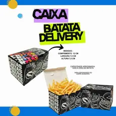 100 Caixa Combo Batata Frita Delivery Embalagem  – Ki  batata delivery ifood