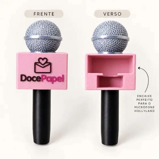 A daptador microfone  para Hollyland Lark M2 3d personalizado com nome