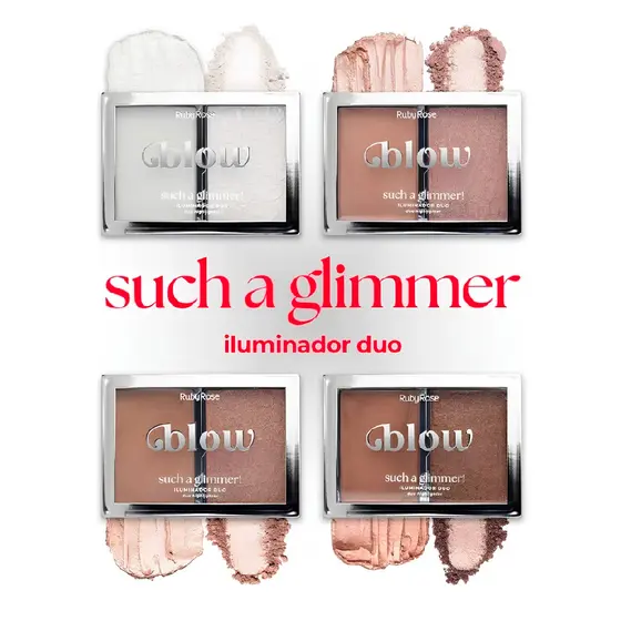Iluminador Duo Such a Glimmer Linha Blow Ruby Rose - LANÇAMENTO