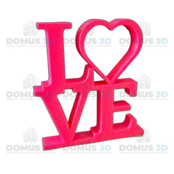 Letreiro decorativo LOVE amor namorados