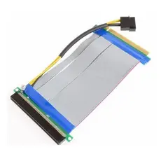 Cabo Extensor Riser Card Pci-e 16x Molex 19cm - Realengo