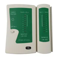 Testador De Cabos Rj11 E Rj45 Lm-468 Profissional - Realengo