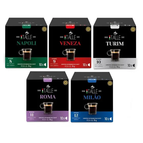 Cafe Capsula Dolce Gusto Café  Gourmet Expresso Cafe Italle 50