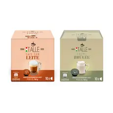 Cápsula Dolce Gusto Café com leite e Creme Brulee Café Italle 20 Und