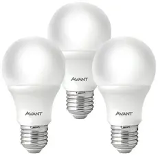 Kit 3 Lâmpadas Avant LED Branco Frio 15W 6500K 1300 Lúmens E27 Bivolt Ambientes Residenciais