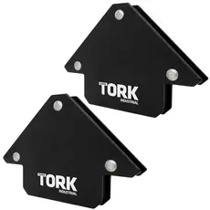 Kit 2 Esquadros Magnéticos Super Tork para Trabalhos em Solda Suportam 12kg cada