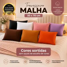 Kit 2 Travesseiro Fibra de Bambu Alto Firme Tradicional Antistress 70x50cm