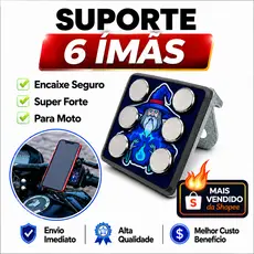 Suporte de Celular Magnético Moto Imã