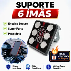 Suporte Magnético De Celular Com Imã Para Motos