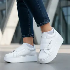 Tênis Feminino Plataforma Casual Original Confortavel Salto Grosso Sola Alta Tenis Sapatenis