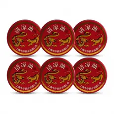 Kit 6 Pomada Chinesa Tigre Dragão Original Alívio Musculares Massagem
