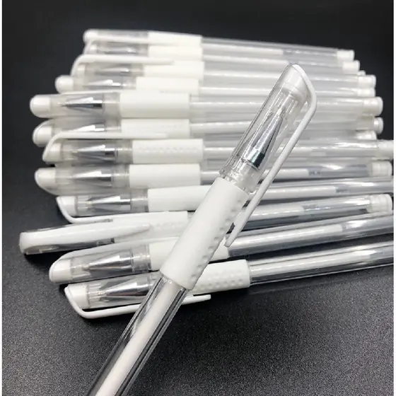 Caneta para design de sobrancelhas micropigmentação gel branca microblading marcação da pele