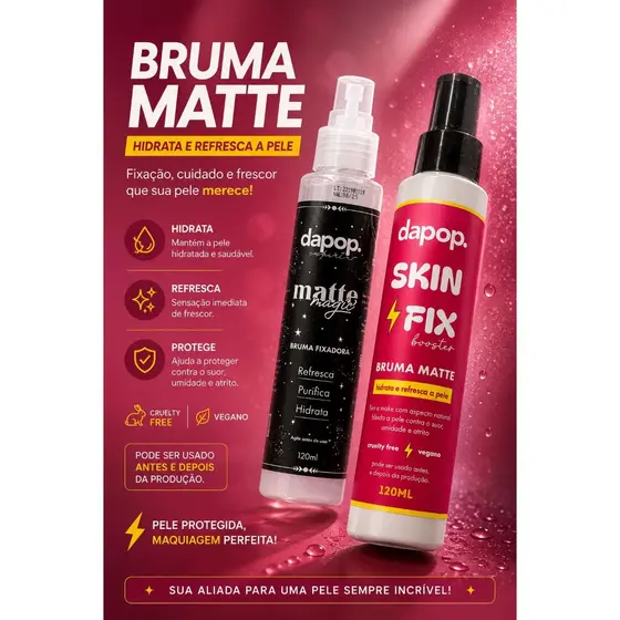Bruma Fixadora Matte - Dapop