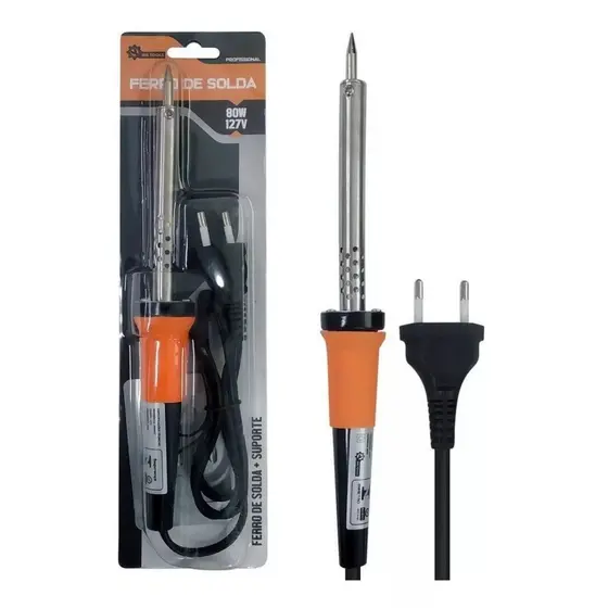 Ferro De Solda Profissional 80w  Com Suporte Inmetro