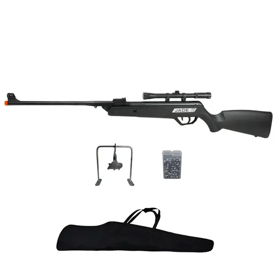 Carabina Espingarda de Pressão New Jade 5.5mm - CBC + Acessórios