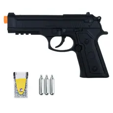 Pistola de Pressão CP92 4.5mm Preta - Niksan + Acessórios