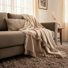 Manta para Sofá Protetor e Cama Sofa Solteiro Multiuso 2,00x 1,40 100% algodão para Decoração
