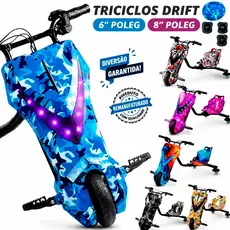 Triciclo Elétrico Infantil 350w 8'" Polegadas Hoverboard Overboard Skate Elétrico com Bluetooth