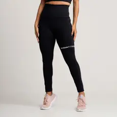 Legging Feminina Poliamida Cintura Alta Silk Massam Fitness Preta